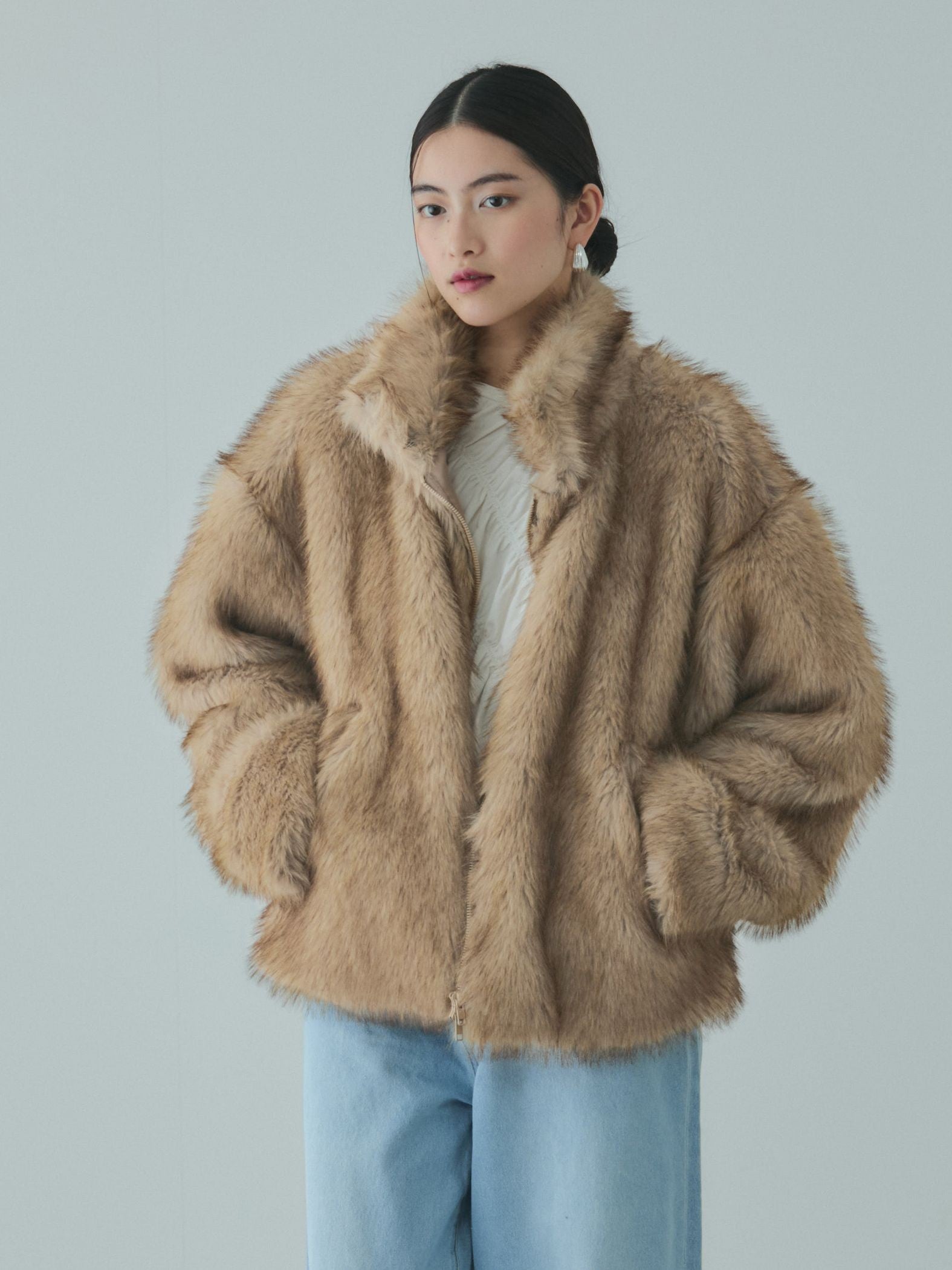 フェイクファージャケット