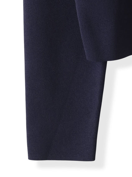 パフスリーブダブルジップブルゾン