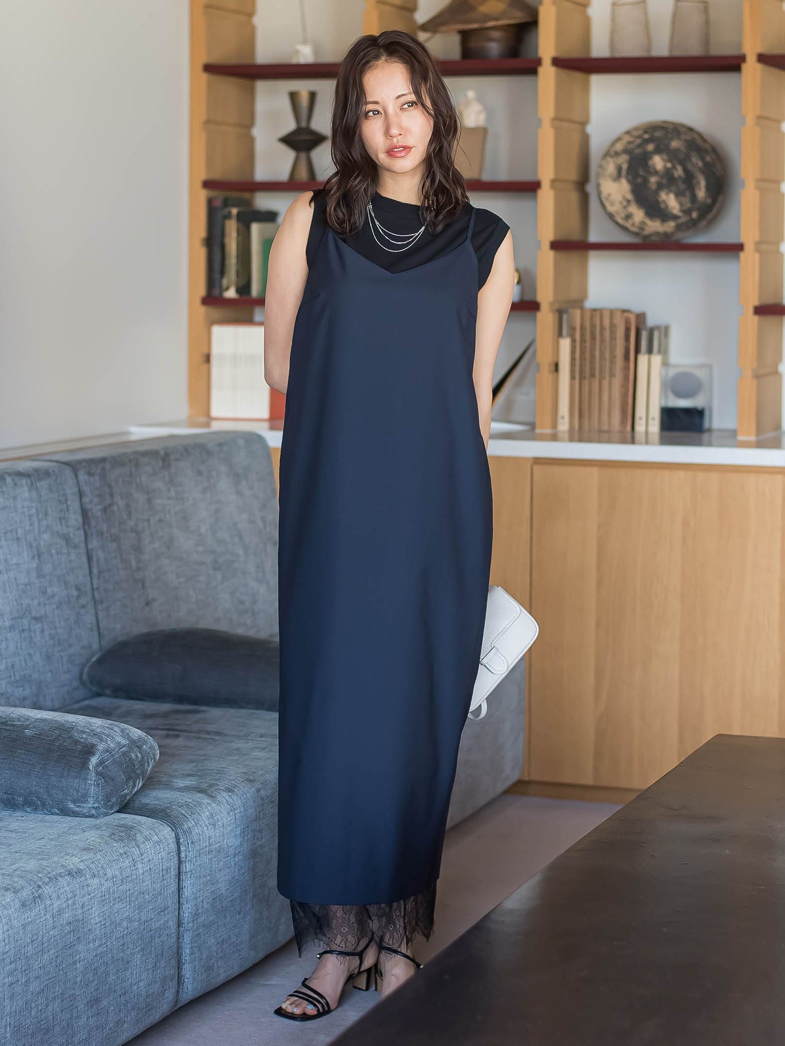 エディター東原妙子×LAUTREAMONT/レースワンピース