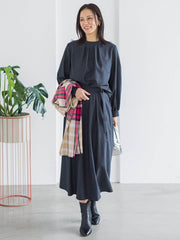 ウールブレンドストレッチブラウス≪セットアップ対応/手洗い可能≫