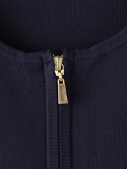 パフスリーブダブルジップブルゾン