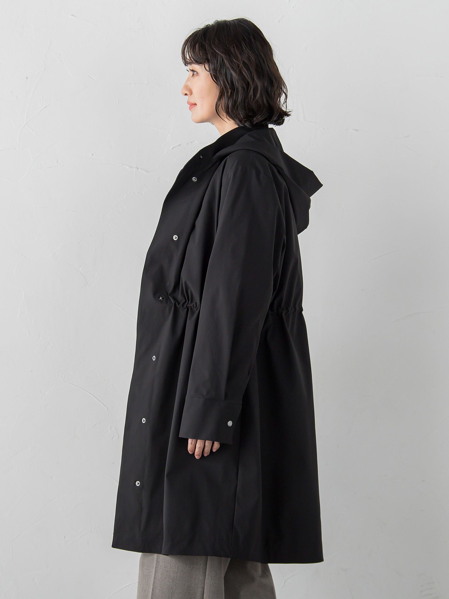 【大きいサイズ】パーテーションダウンロングコート