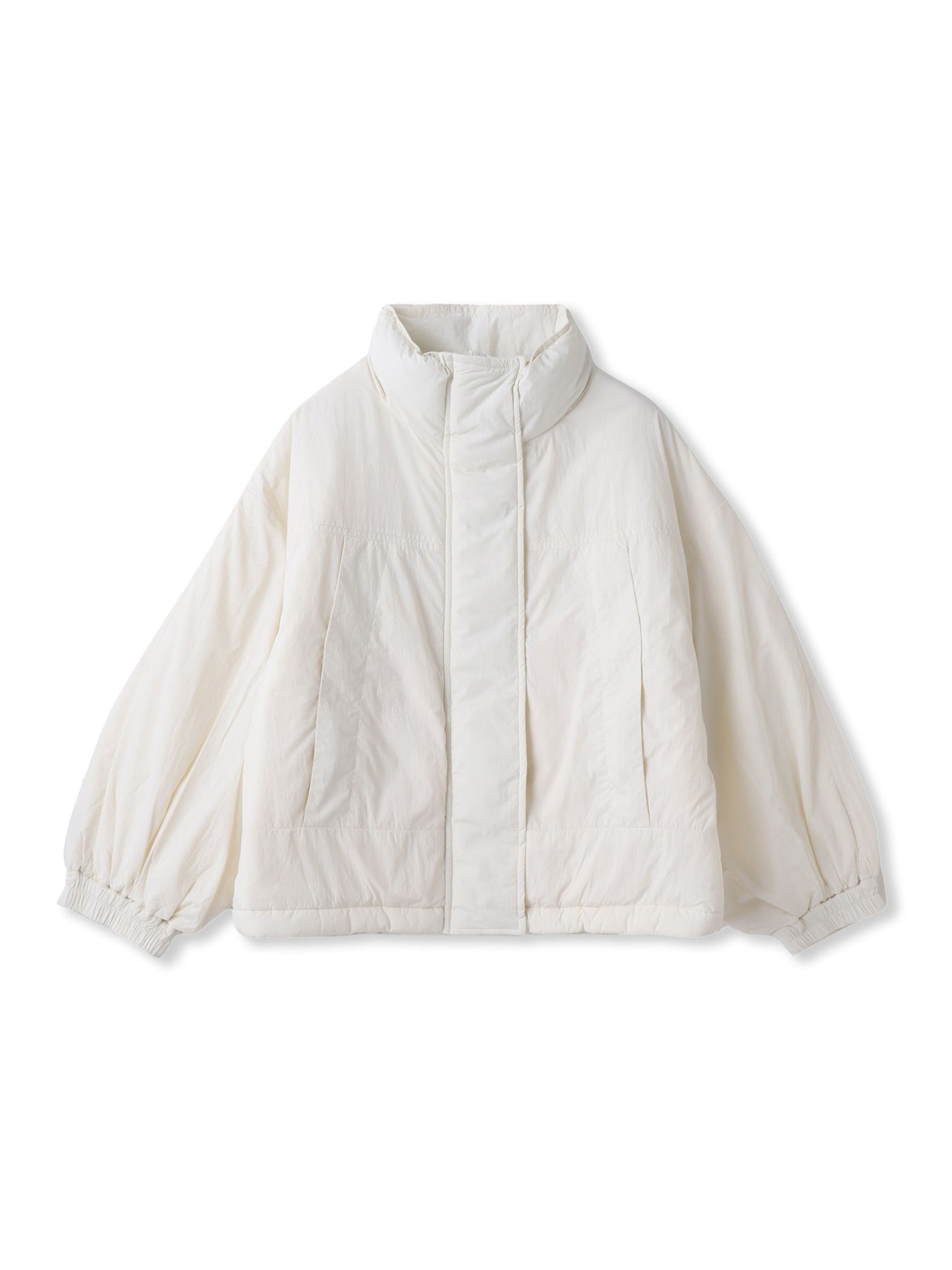 【WEB限定】中綿ボリュームショートブルゾン≪手洗い可能≫