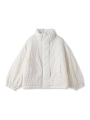 【WEB限定】中綿ボリュームショートブルゾン≪手洗い可能≫