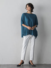 【WEB限定/+5cm丈長め】シェルタリングテーパードパンツ