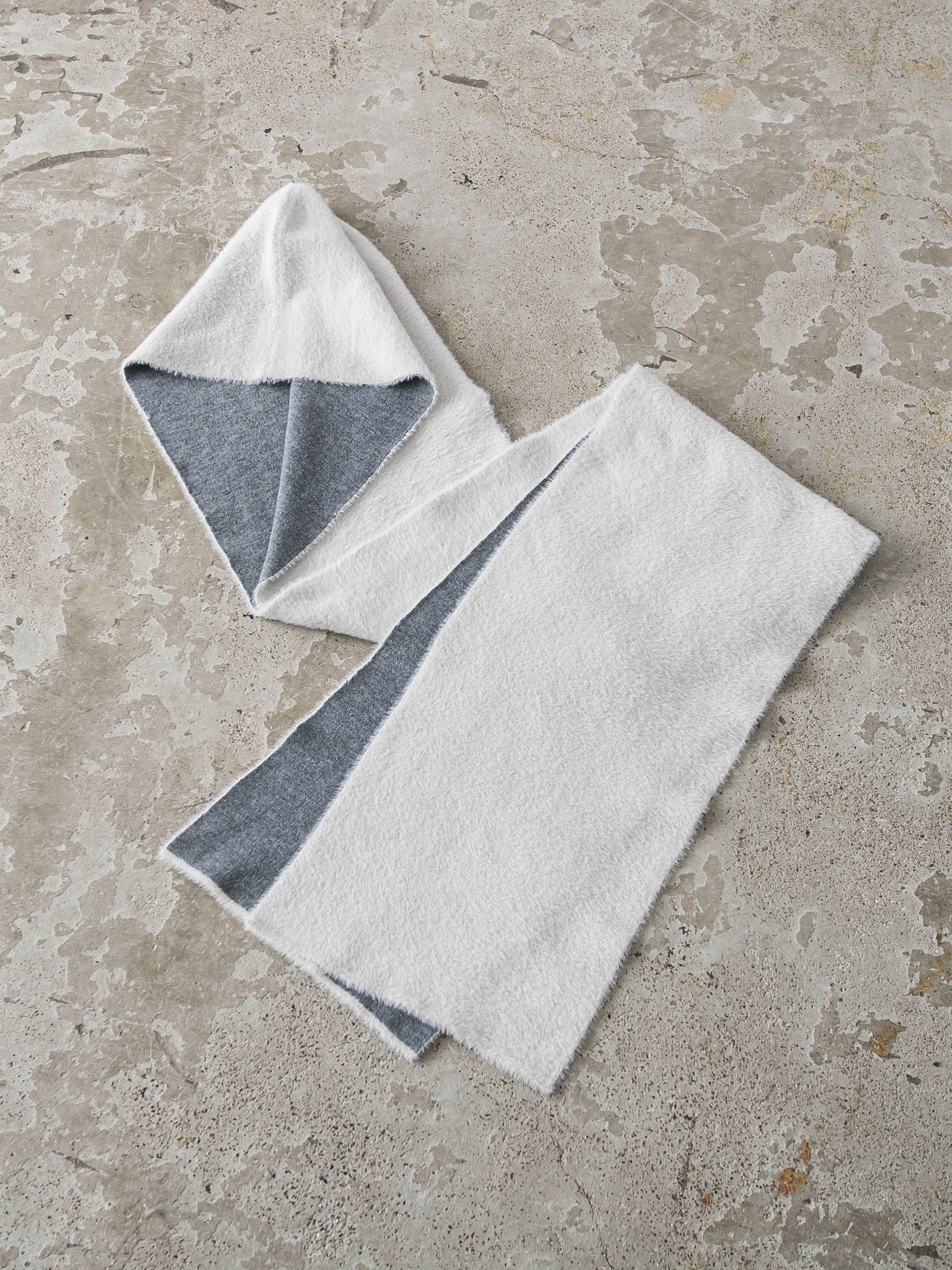 フェザーヤーンWフェイスフーディニットストール≪手洗い可能≫