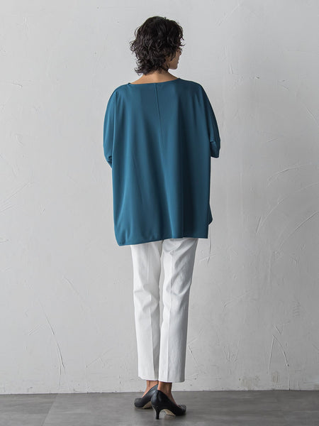 【WEB限定/+5cm丈長め】シェルタリングテーパードパンツ