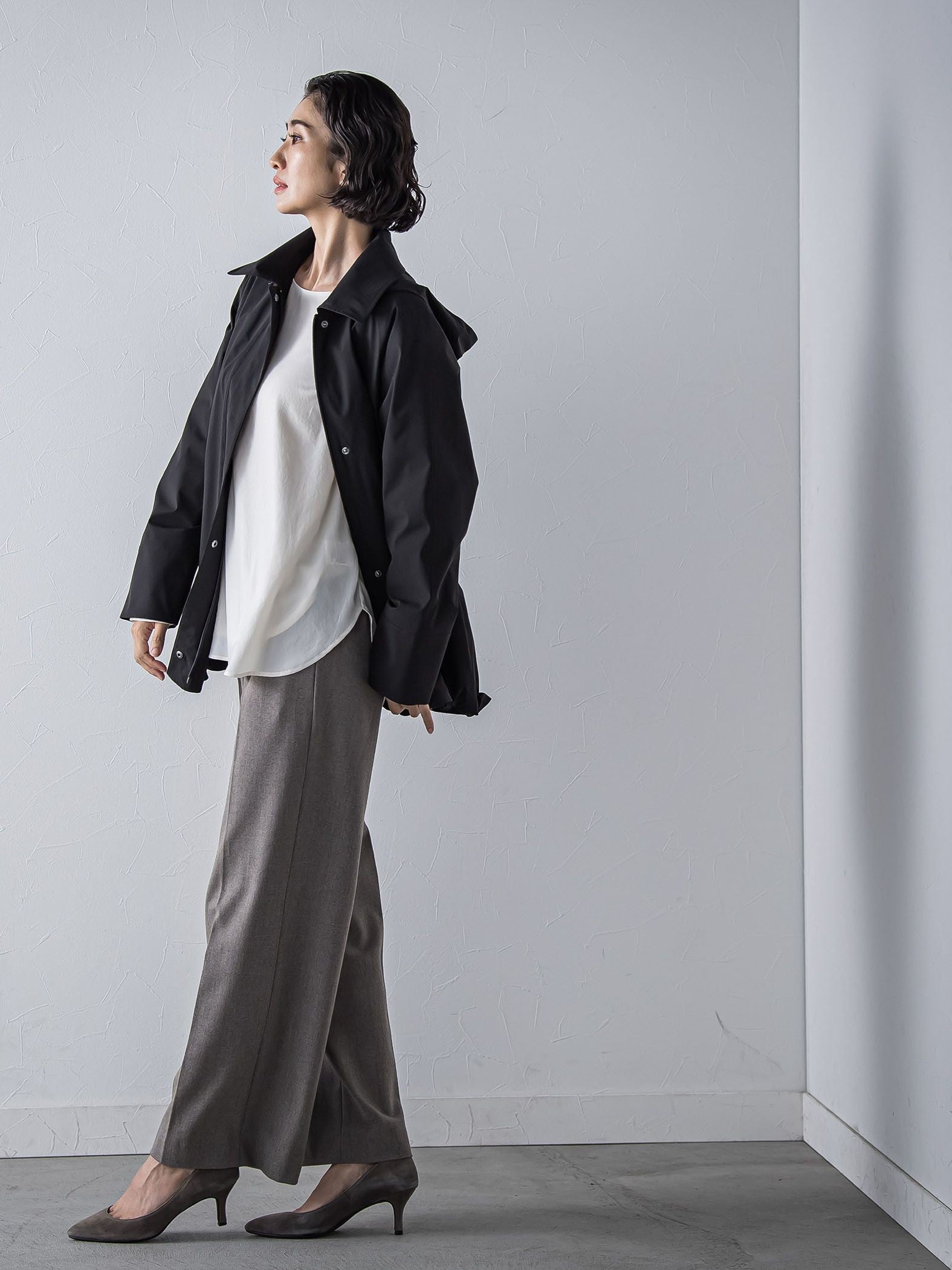 パーテーションダウンステンジャケット≪洗濯機で洗える≫