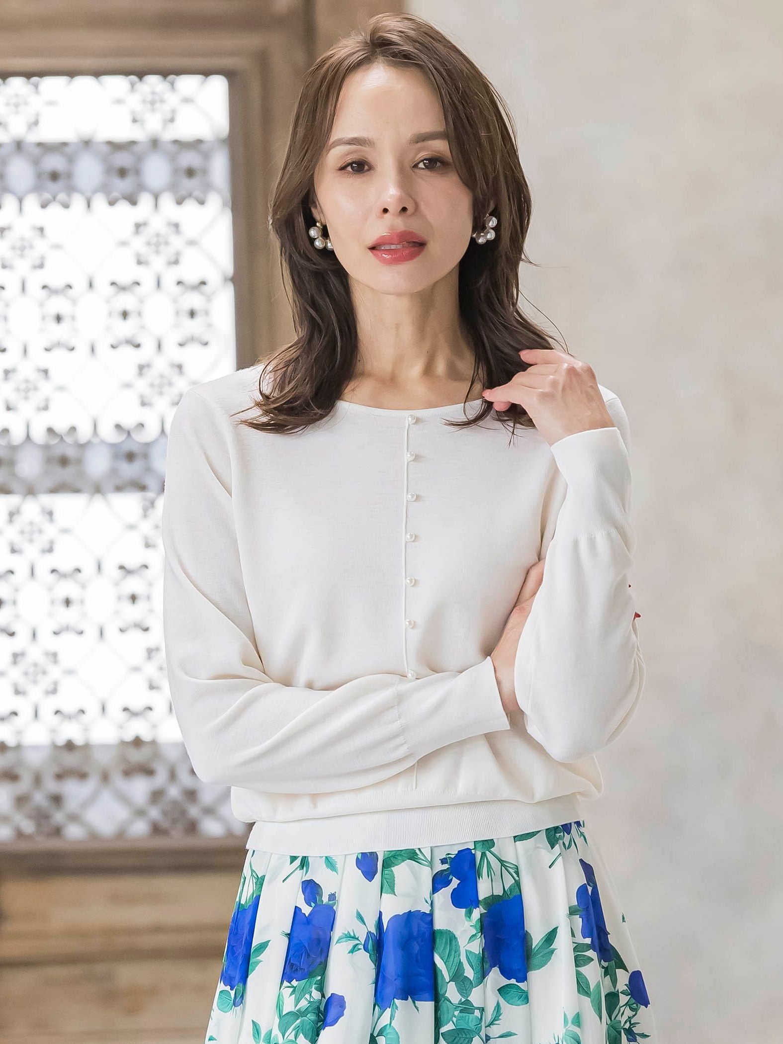 BRISBANE前後2WAYニット≪手洗い可能≫