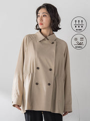 シャンブレーショートトレンチ