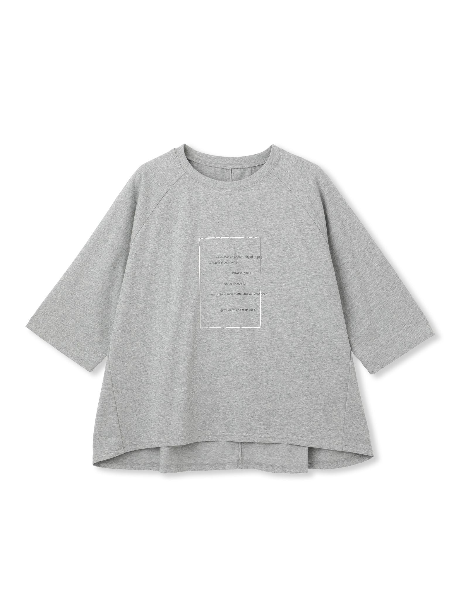 【WEB限定】箔ロゴカットソー≪手洗い可能≫