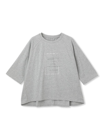 【WEB限定】箔ロゴカットソー≪手洗い可能≫