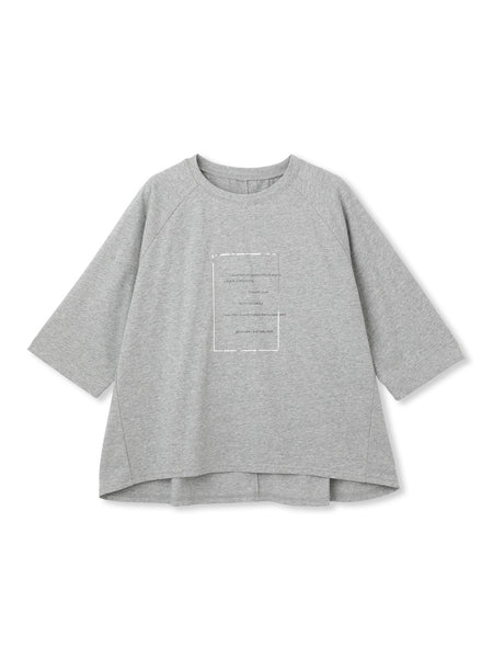 【WEB限定】箔ロゴカットソー≪手洗い可能≫