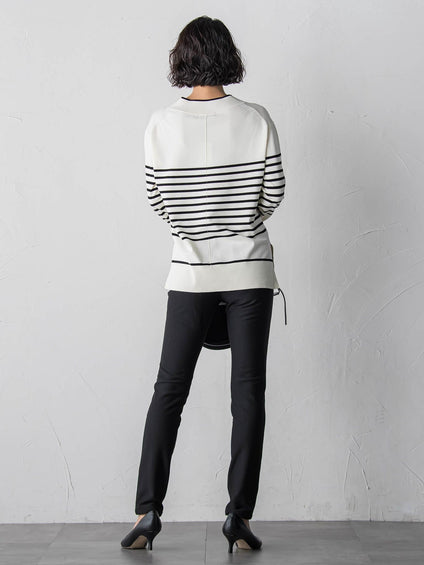 Vネックニット≪手洗い可能≫