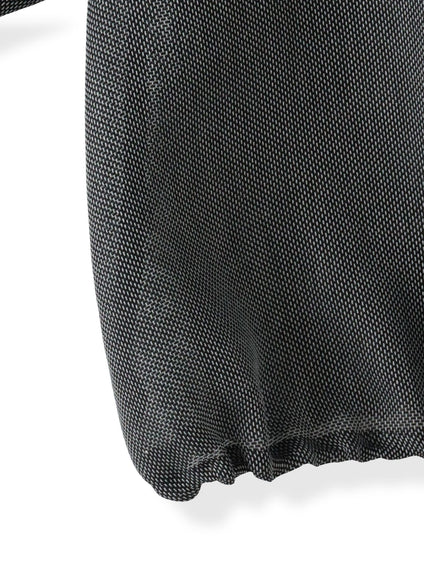 【大きいサイズ】シャンブレーメッシュブルゾン≪手洗い可能≫