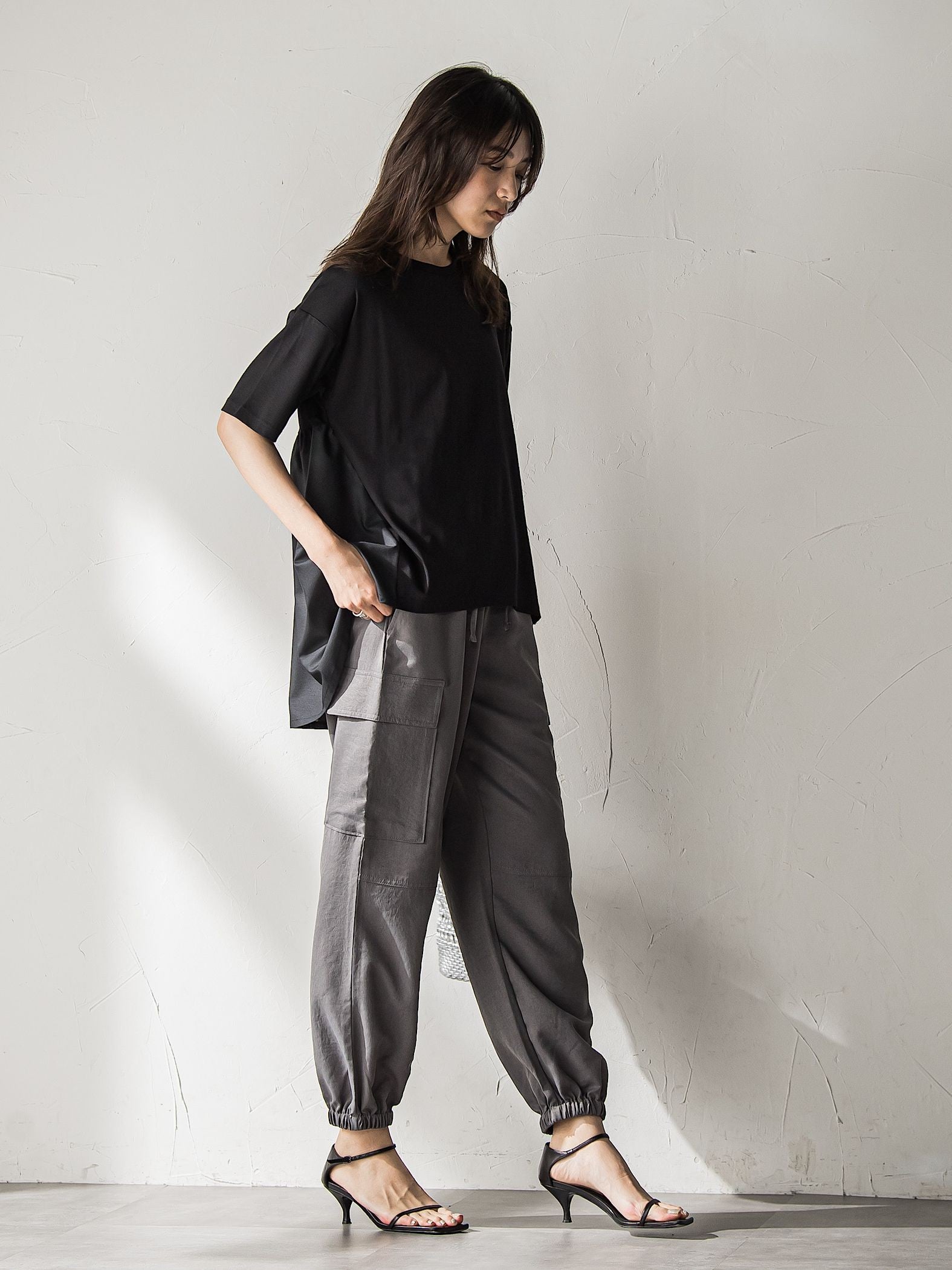 【WEB限定】パラシュートカーゴパンツ≪洗濯機で洗える≫