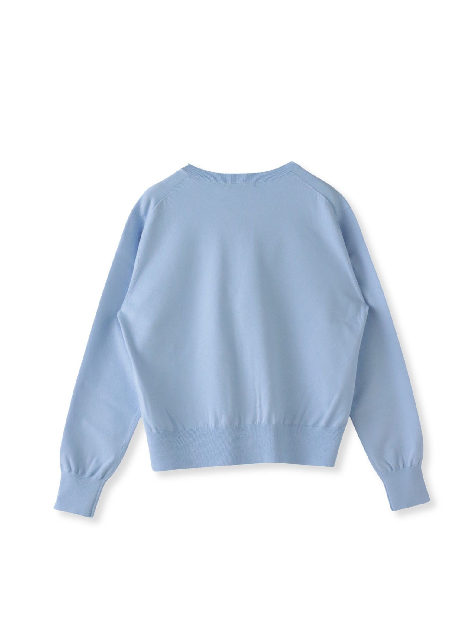 スズラン刺繍ニットカーディガン