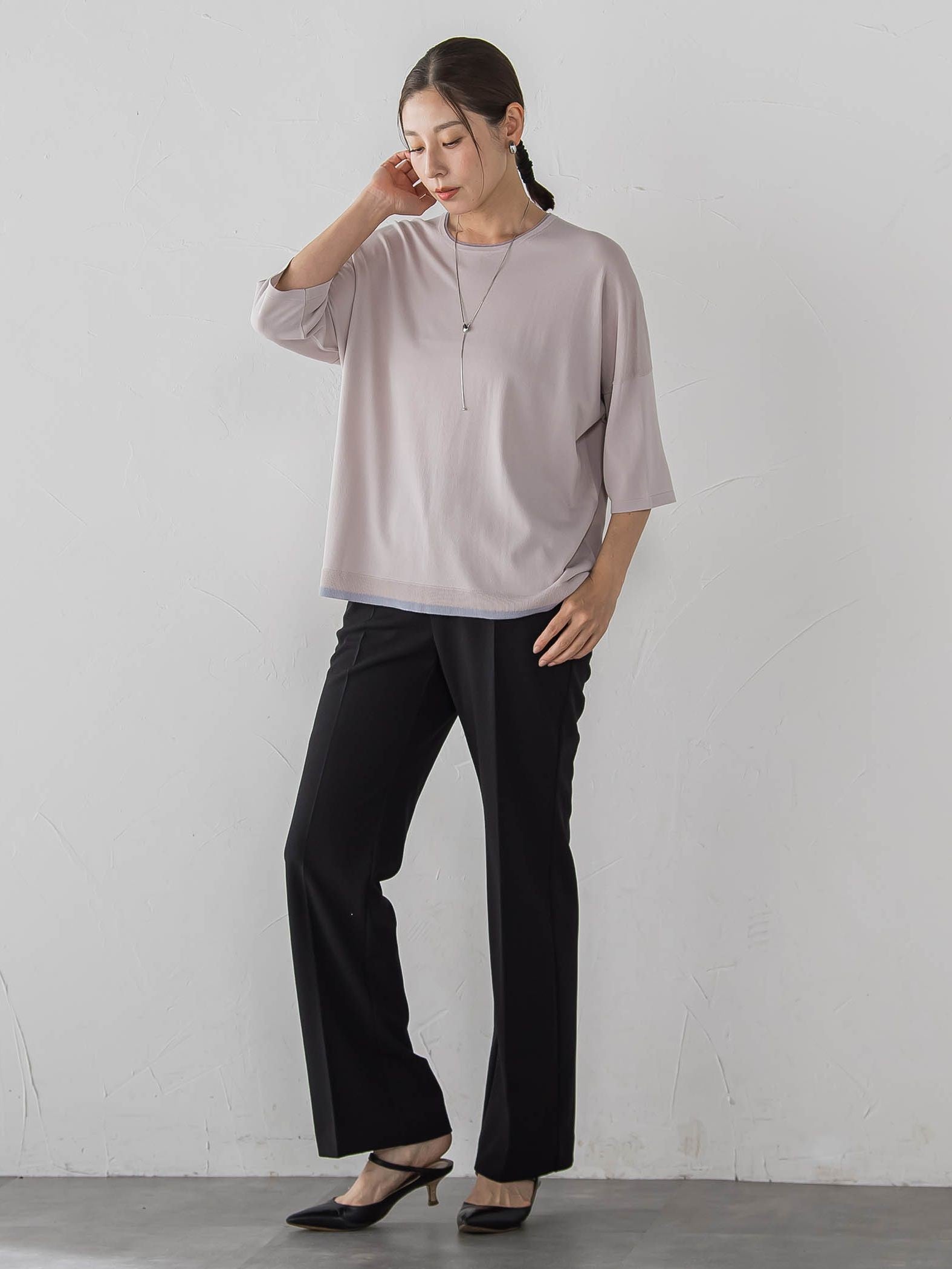 【新色追加】ゆるTシャツニット