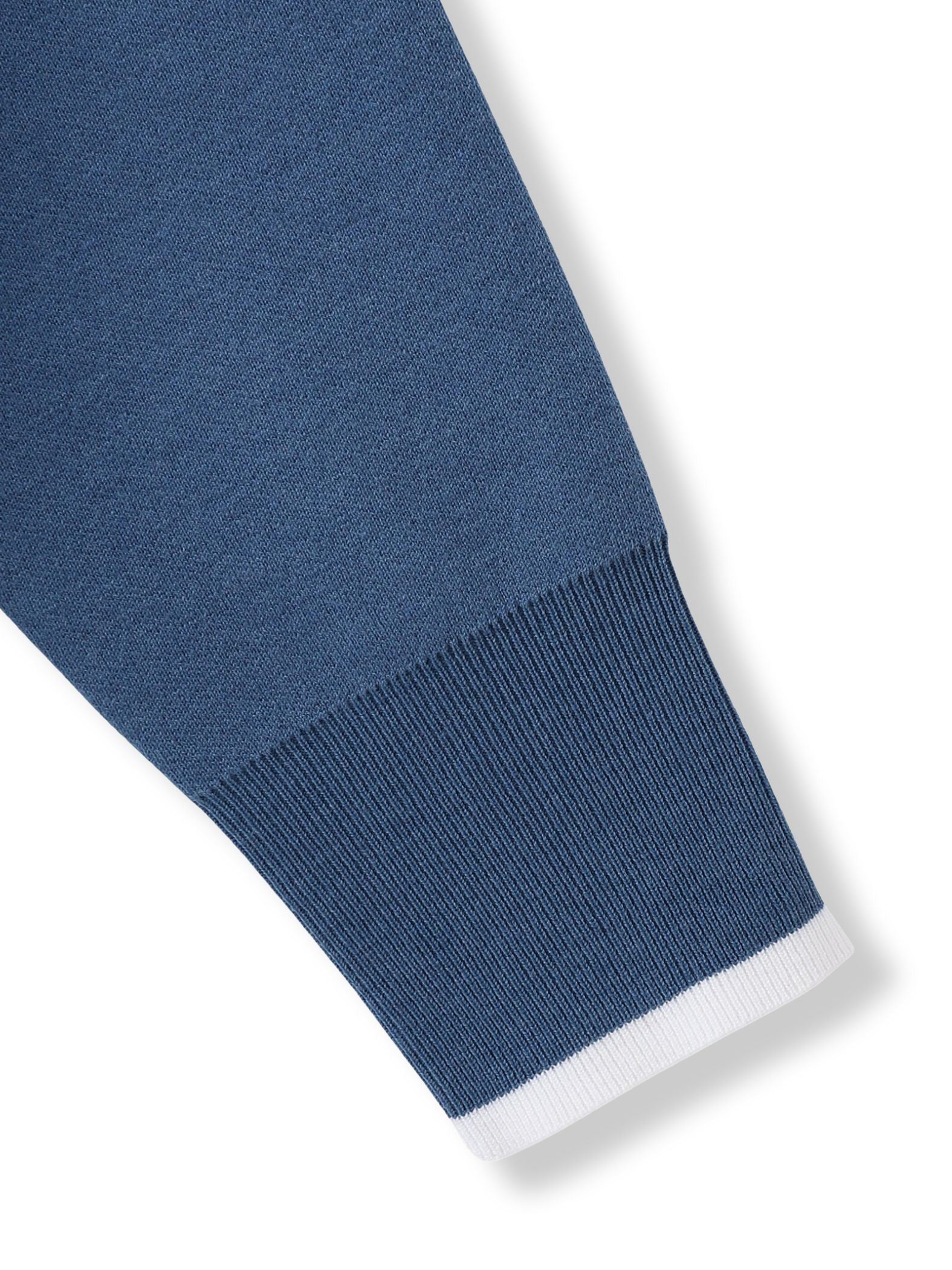 配色クルーネックニット≪洗える≫