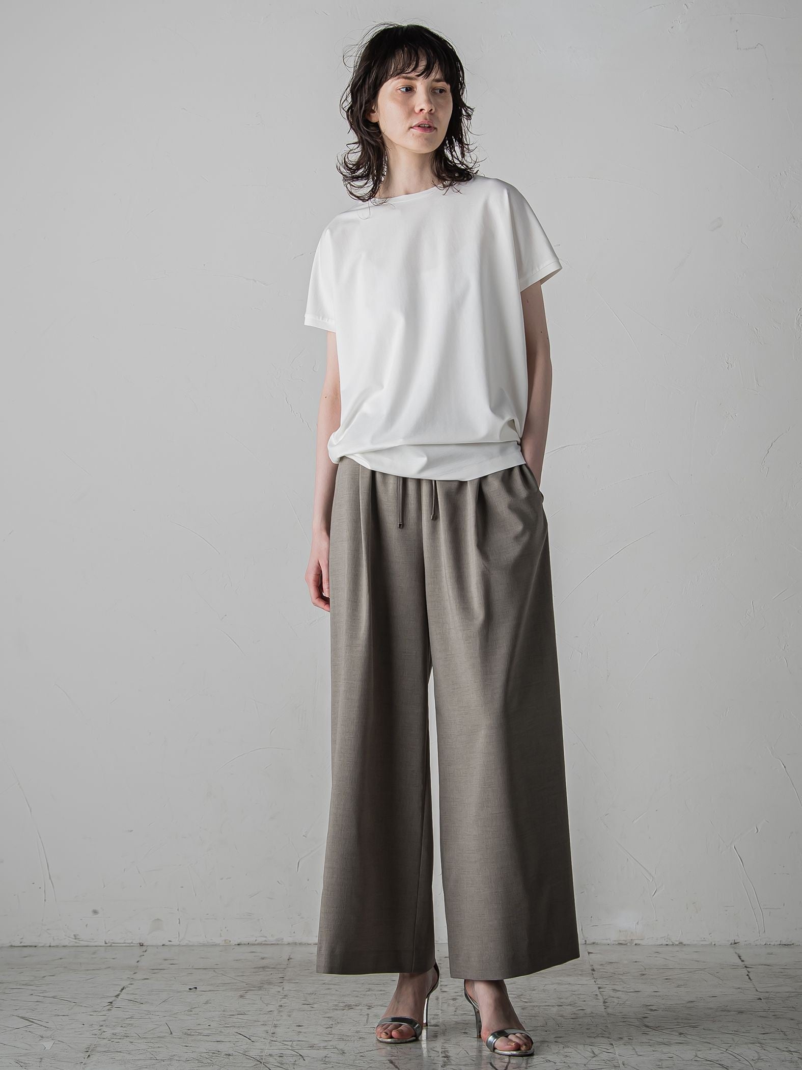 マシュマロポンチカットソー≪洗濯機で洗える≫