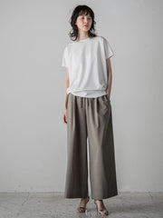 マシュマロポンチカットソー≪洗濯機で洗える≫