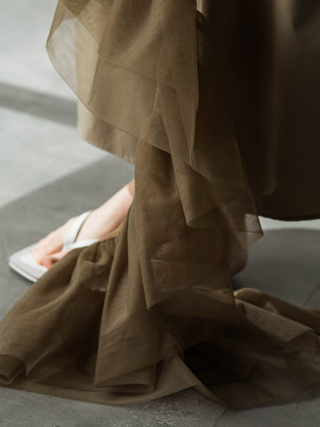 チュールマルチベルトセットタンクトップ