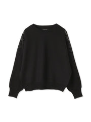 ショルダーレースニットプルオーバー≪手洗い可能≫