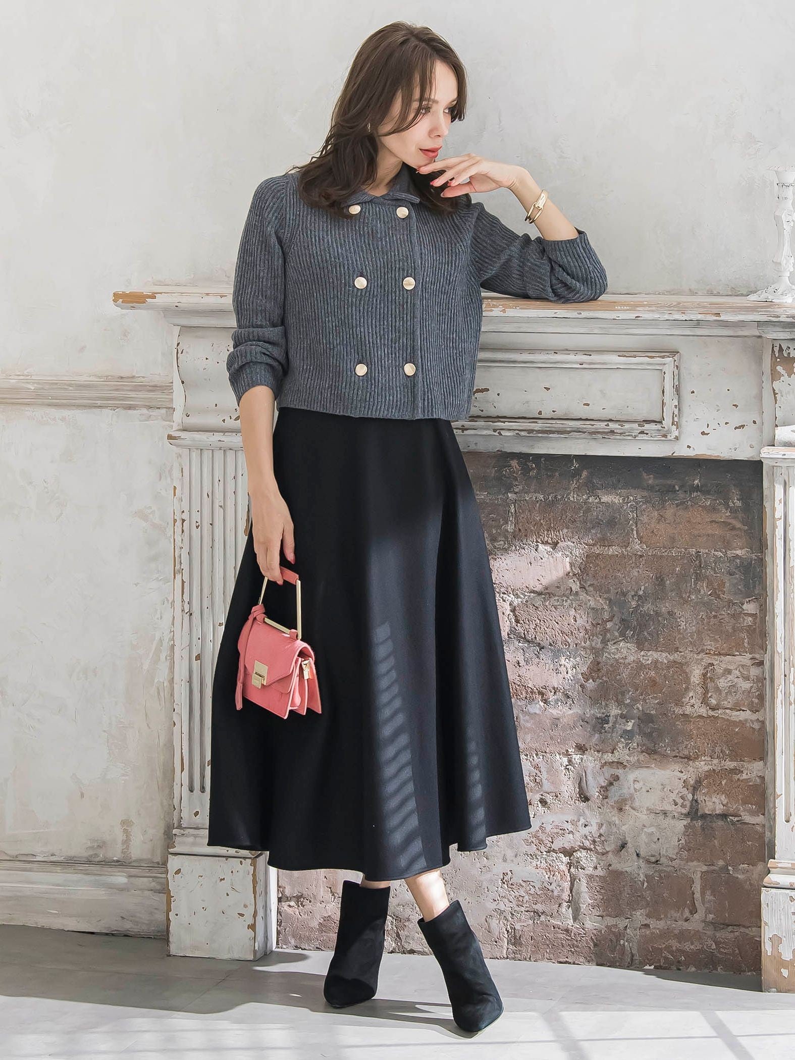 メルトンサーキュラースカート