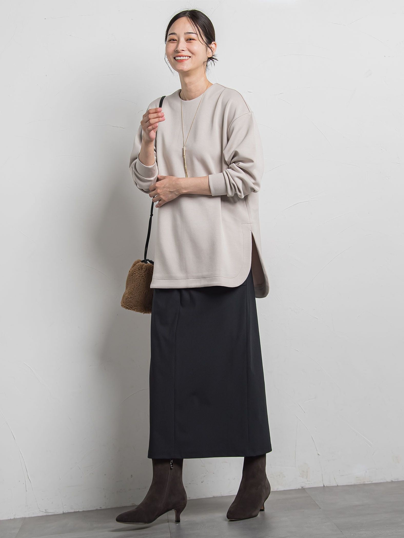 【WEB限定】ふんわリッチプルオーバー≪手洗い可能≫