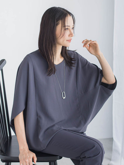 ≪シリーズ累計2万枚突破！≫【涼・美・楽】ポンチョブラウス≪WEB限定カラーあり≫