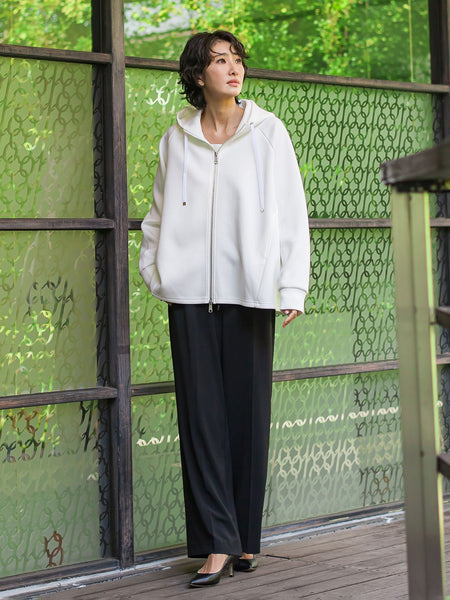 【大きいサイズ】ストレッチダンボールジップパーカー