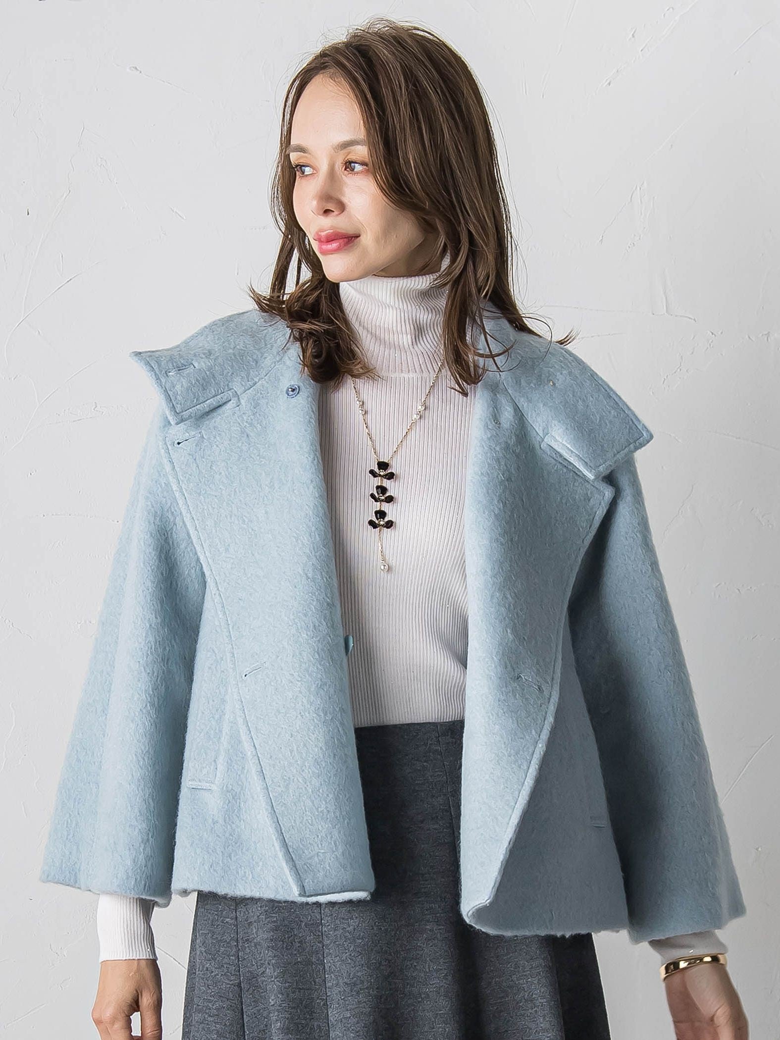 エポフラワーナローネックレス