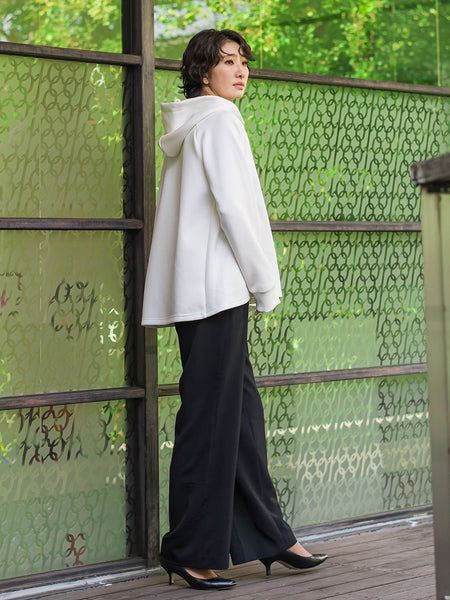 【大きいサイズ】ストレッチダンボールジップパーカー