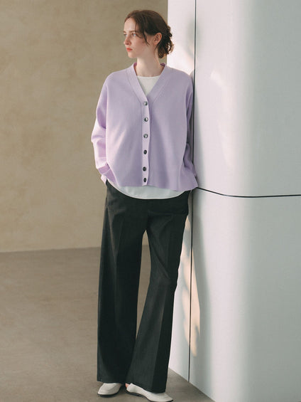 【大きいサイズ/カタログ掲載】セルロースデニムワイドパンツ