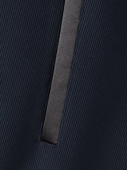 ノーカラーハーフコート