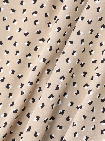 【WEB限定】プリントアムンゼンブラウス≪洗濯機で洗える/透けにくい≫