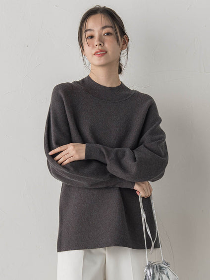 ウォッシャブルバナナスリーブニット≪手洗い可能≫