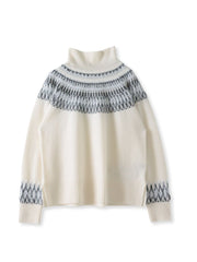 フェアアイル柄ニット