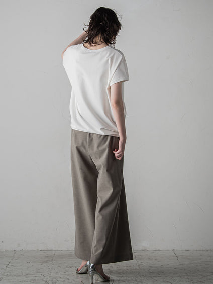 マシュマロポンチカットソー≪洗濯機で洗える≫