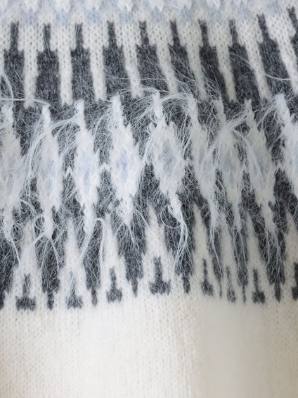 フェアアイル柄ニット