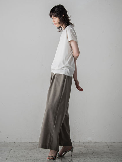 マシュマロポンチカットソー≪洗濯機で洗える≫