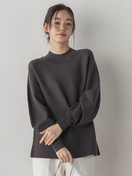 ウォッシャブルバナナスリーブニット≪手洗い可能≫