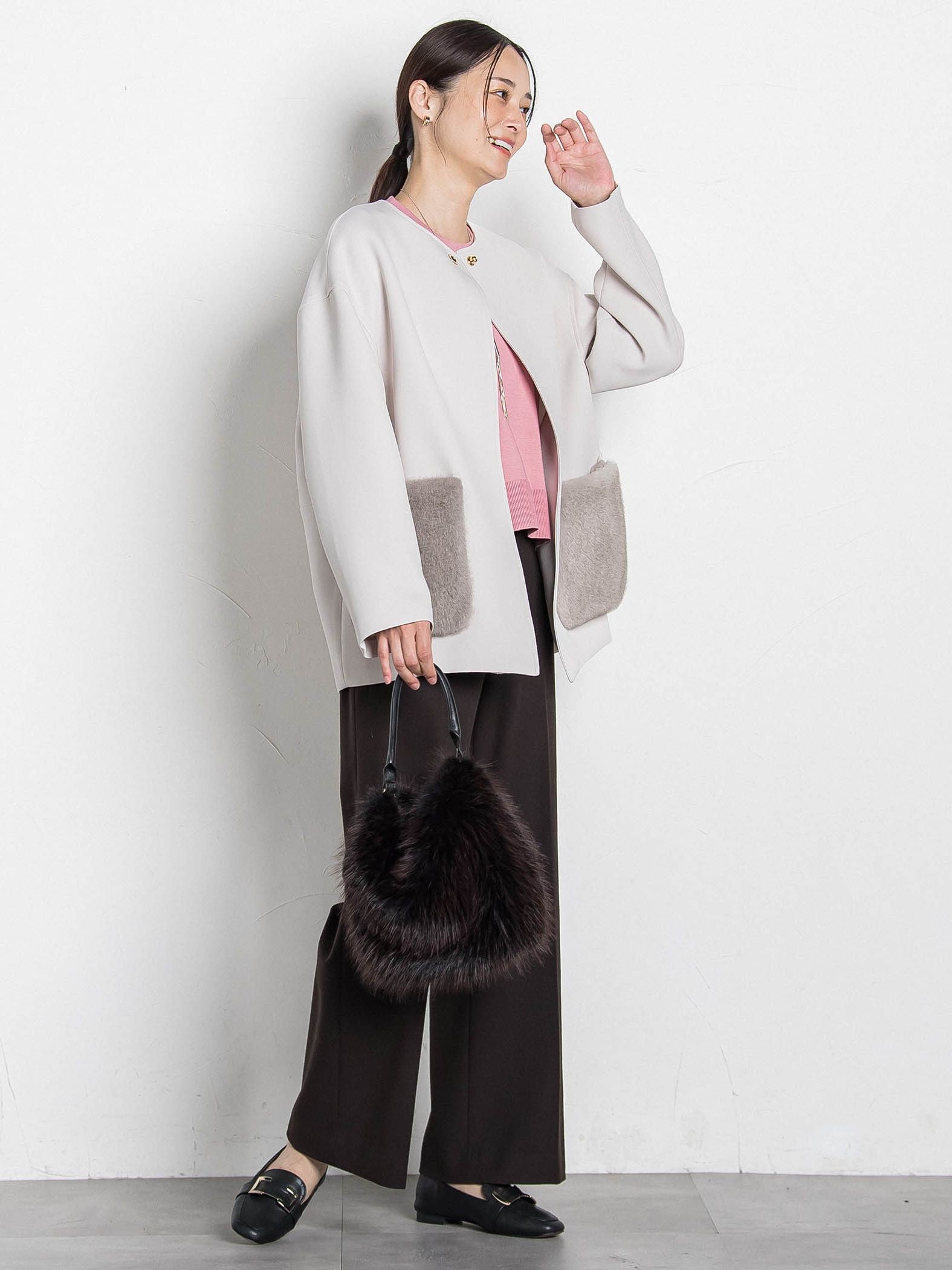 トリプルクロスファーポケットジャケット≪手洗い可能≫