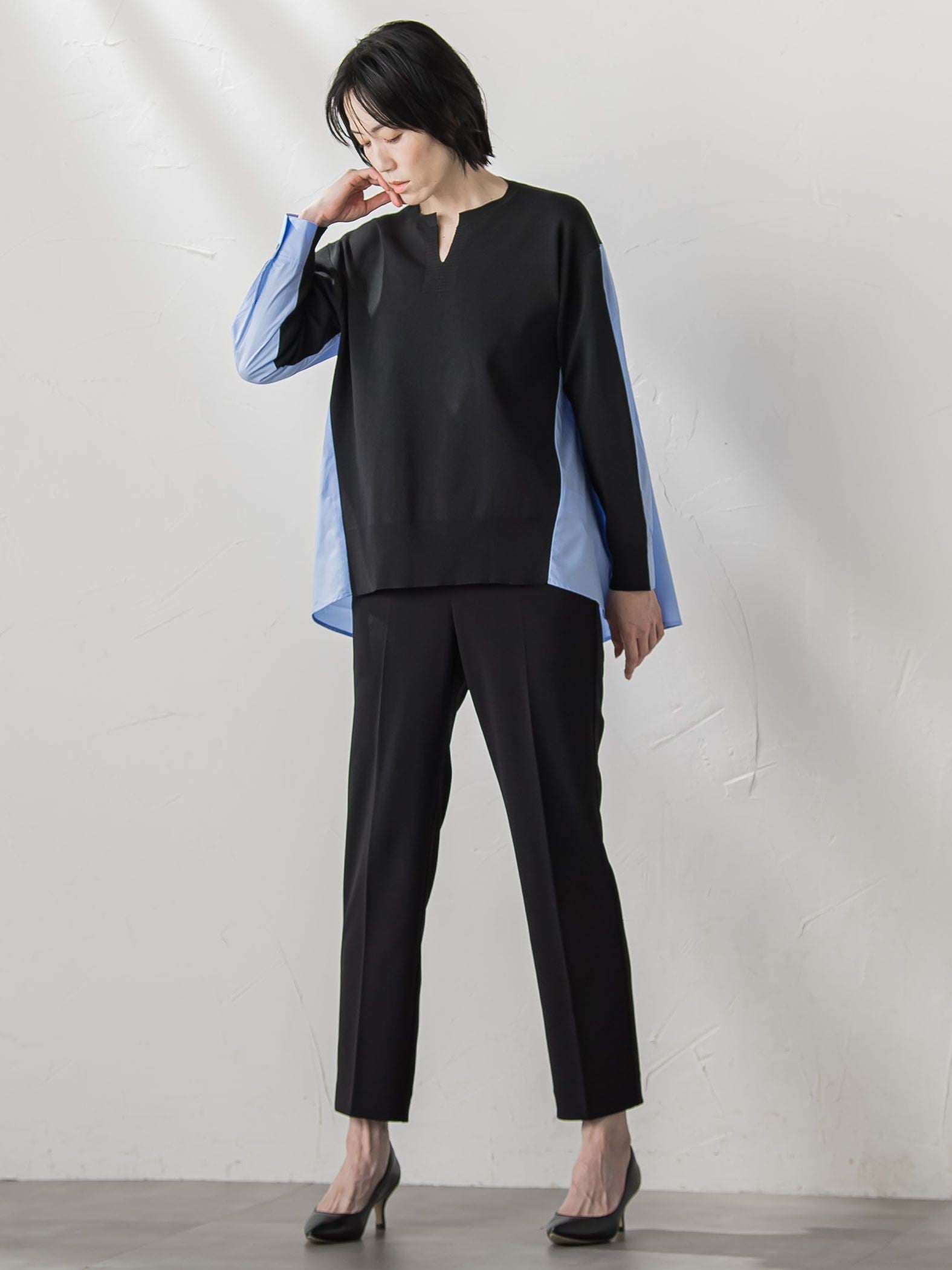 【大きいサイズ】【biyori/極】”着心地も美しさも”パーフェクトムーブパンツ≪洗濯機で洗える≫