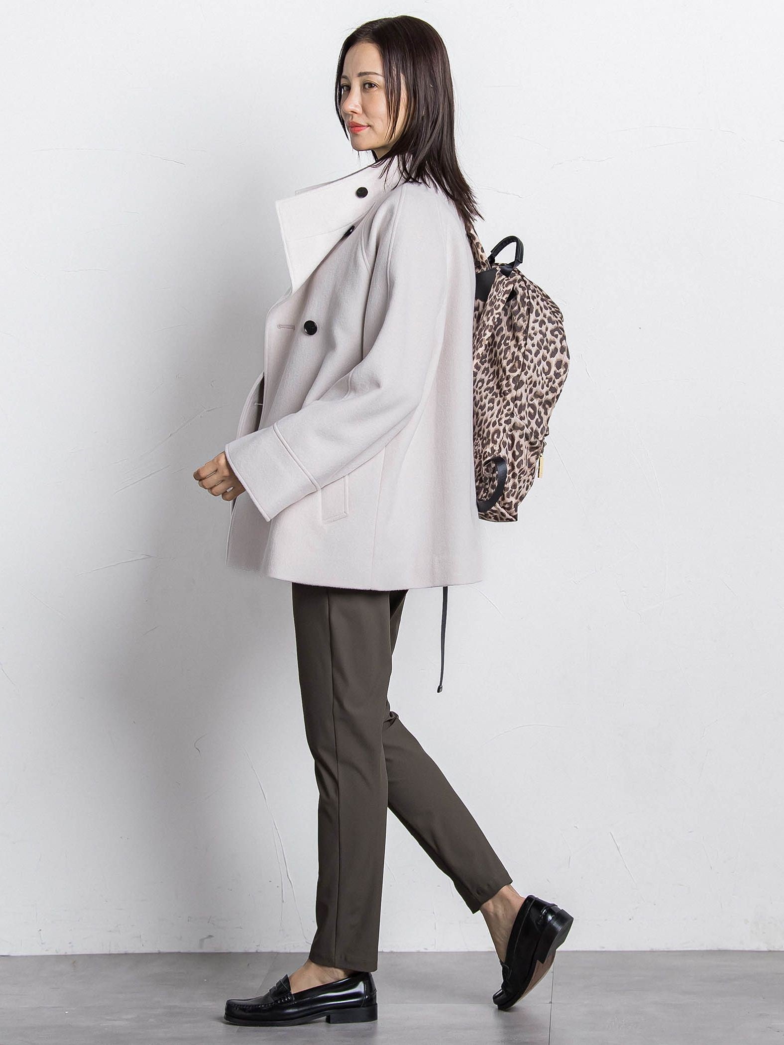 プレミアムウールカシミヤショートコート