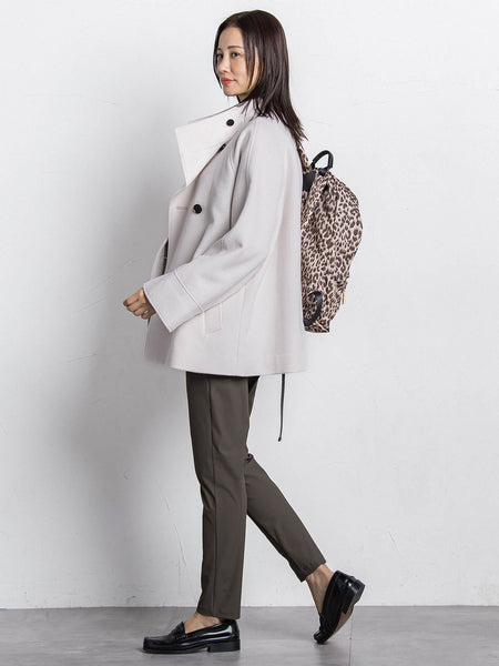 プレミアムウールカシミヤショートコート