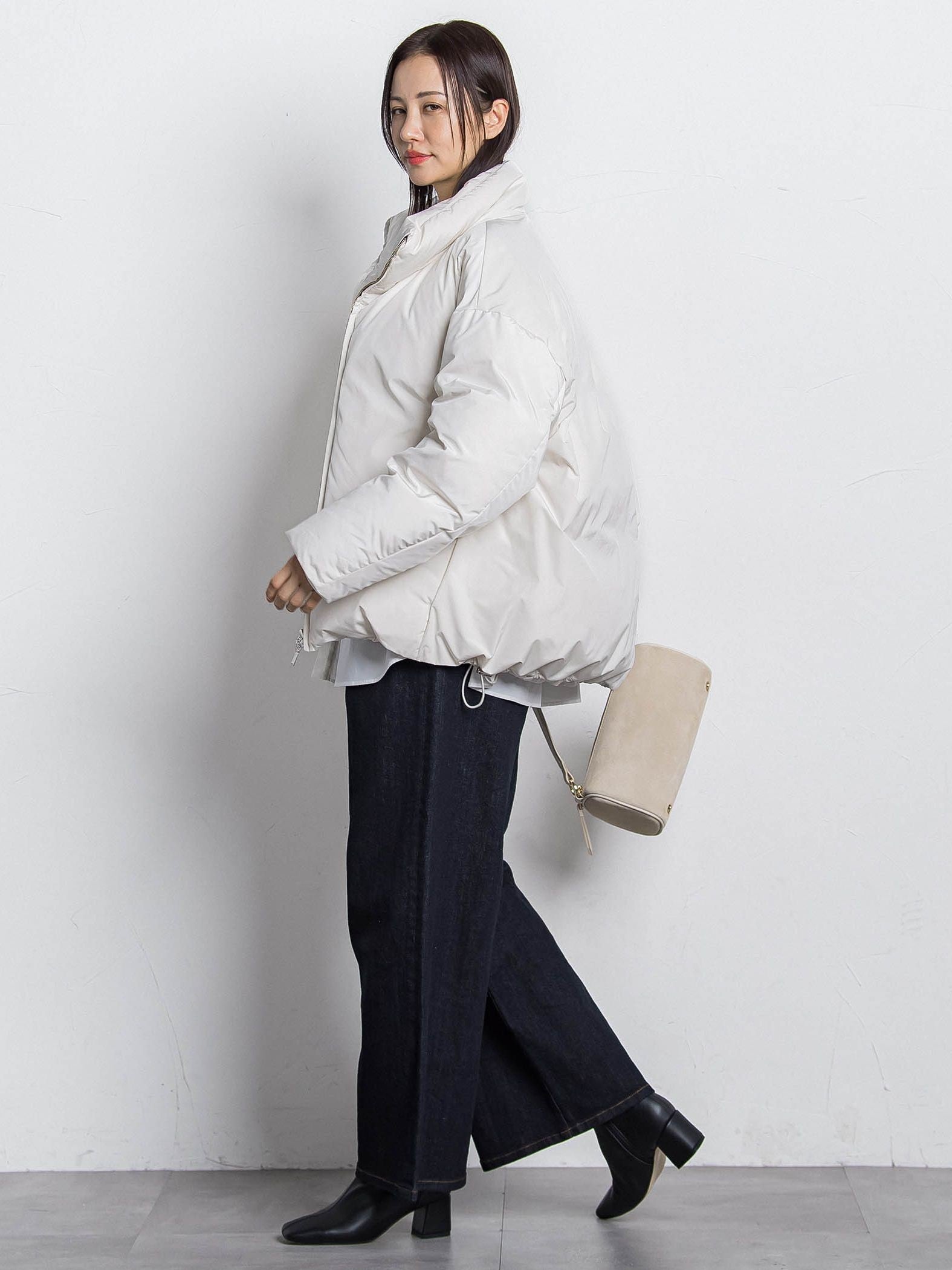 【WEB限定】365デニムパンツ ワイドシルエット≪洗える≫