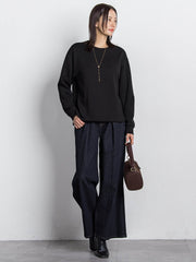 【WEB限定】365デニムパンツ ワイドシルエット≪洗える≫