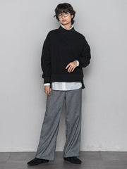 【楽・美・軽】ハイネックプルオーバー≪手洗い可能≫