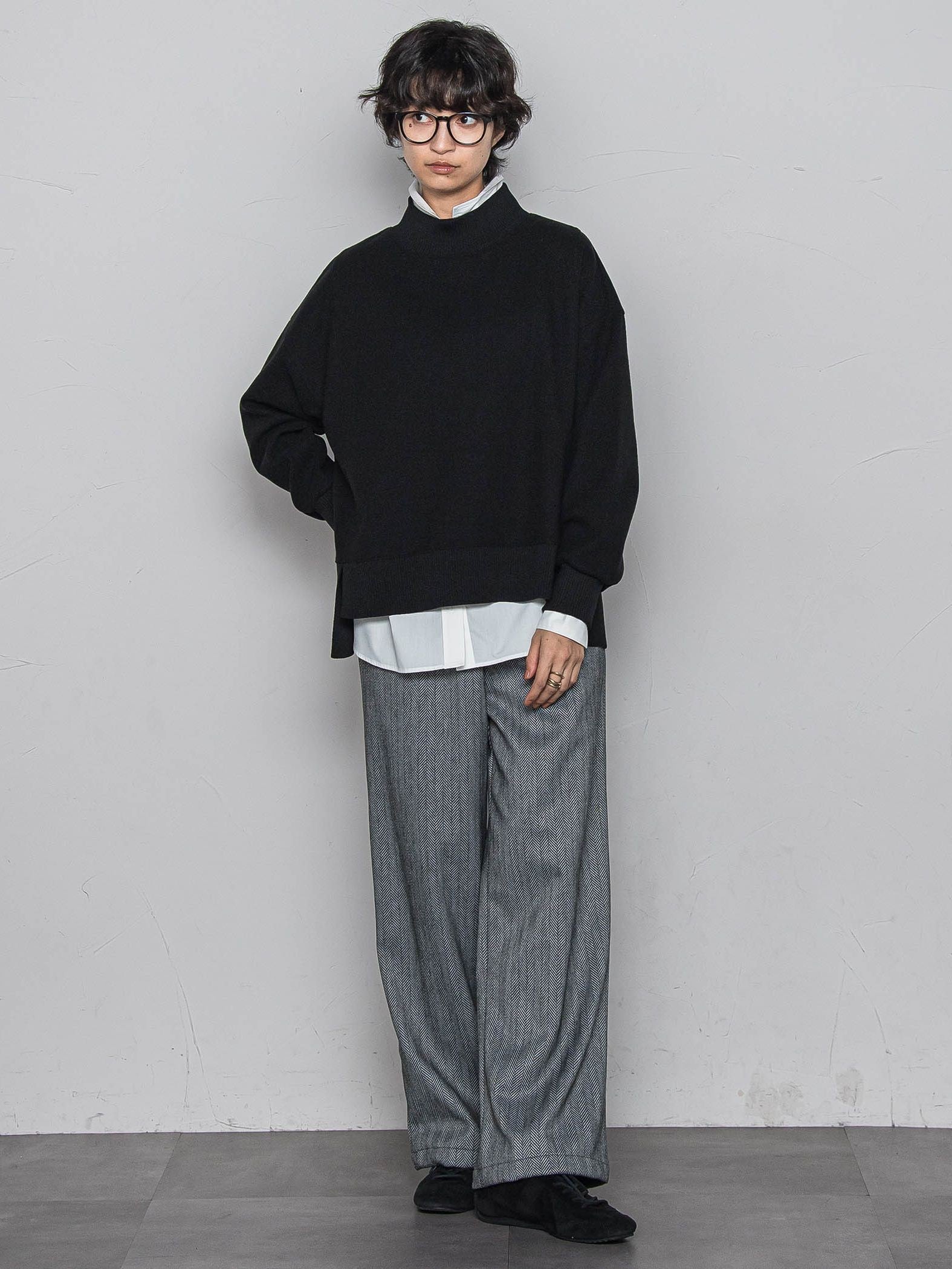 【楽・美・軽】ハイネックプルオーバー≪手洗い可能≫